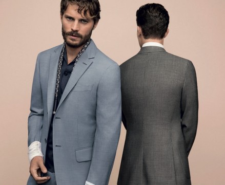 O Jamie Dornan ποζάρει για τον οίκο Zegna