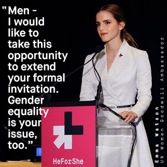 Η πλέον ιστορική ομιλία της Emma Watson στο πλαίσιο της εκστρατείας 