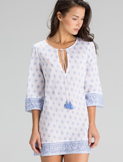 Μακρυμανικό καφτάνι Women’secret (29,99€)