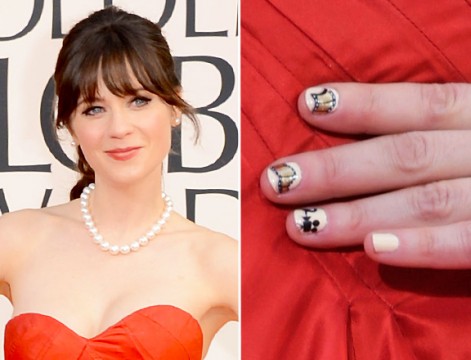 zooey-deschanel-golden-globe-nails