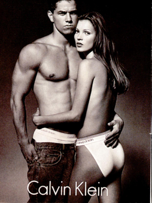 Marky Mark & Kate Moss for CK Underwear