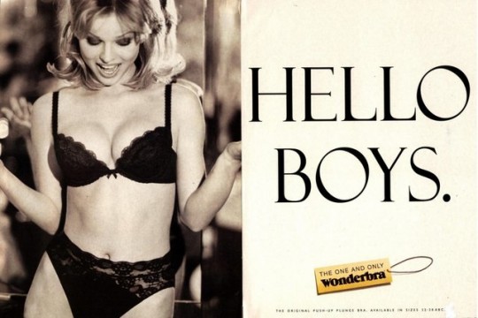 Η διαβόητη κατά πολλούς αλλά σίγουρα ιστορική διαφήμιση του Gossard bra της Wonderbra