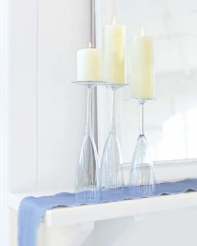 candle-holders-champagne-glasses