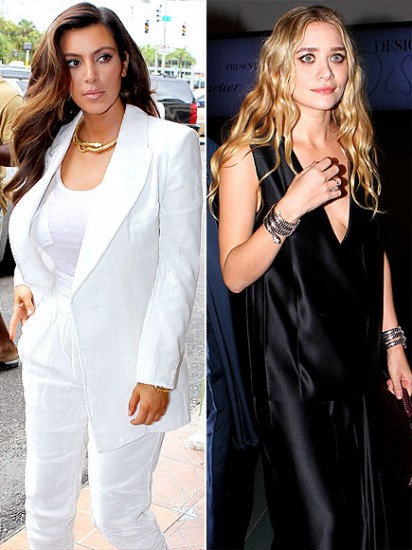 Kim Kardashian & Ashley Olsen με κοσμήματα σε σχήμα φιδιού