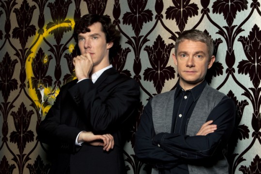 Ο Sherlock, Benedict Cumberbatch & Dr. Watson, Martin Freeman 