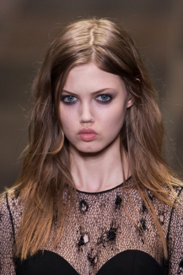 Saint Laurent Fall 2013 makeup look