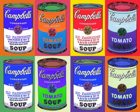 "Campbell's Soup Cans" πίνακας του Άντι Γούορχολ (1962)