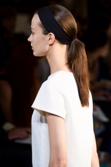 Victoria Beckham SS'14-Hairstyle by Redken (Photos by Charles Sykes for Redken)