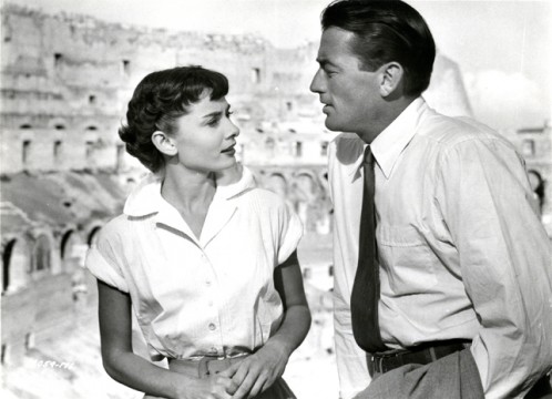 Audrey Hepburn & Gregory Peck στην ταινία "Διακοπές στη Ρώμη"