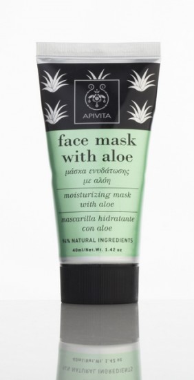 Face Mask ενυδάτωσης με αλόη (Λ.Τ: 10 ευρώ)