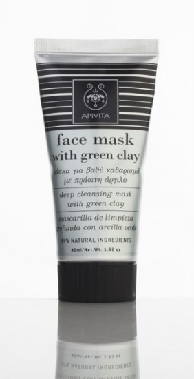 Face mask για βαθύ καθαρισμό με πράσινη άργιλο (Λ.Τ: 10 ευρώ)