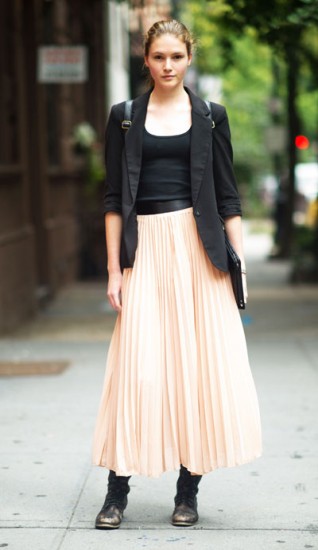 pleats-skirt