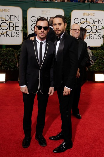 Ο Jared Leto και ο αδερφός του (και band-mate του) στις φετινές Χρυσές Σφαίρες