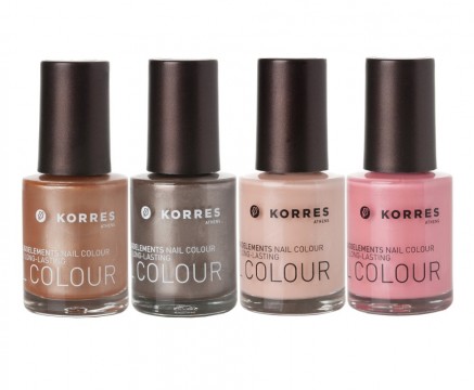 Metallic Nude Collection Korres Nail Colour