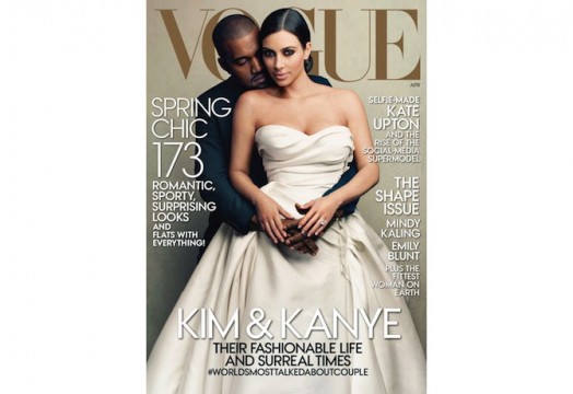 To εξώφυλλο του τεύχους Απριλίου της Vogue (US edition)