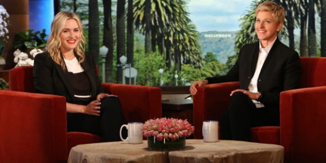 H Kate Winslet στην εκπομπή της Ellen DeGeneres