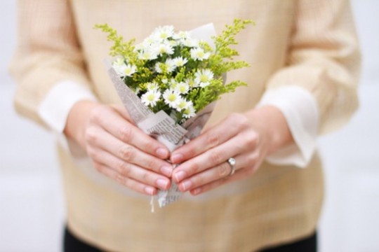 paper bouquet