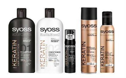SYOSS KERATIN: H πρώτη ολοκληρωμένη σειρά περιποίησης και styling μαλλιών με κερατίνη, για επαγγελματικό αποτέλεσμα σε προσιτή τιμή