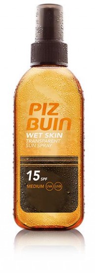 Piz Buin Wet Skin Transparent Sun Spray 