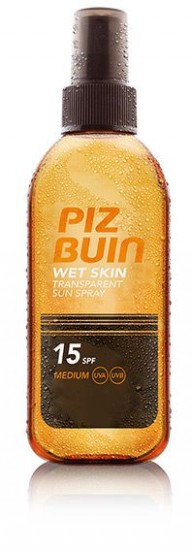 Piz Buin Wet Skin Transparent Sun Spray