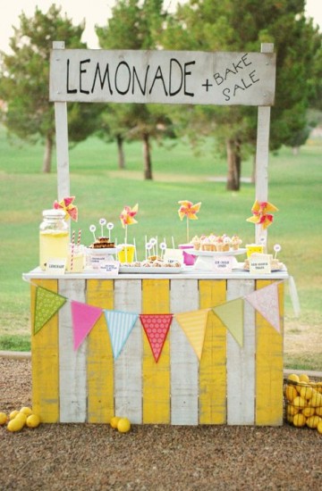 1. lemonade kiosk