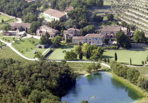 Miraval castle where the wedding of Brad Pitt and Angelina Jolie took place