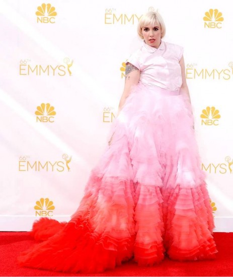 Lena Dunham-Emmys 2014