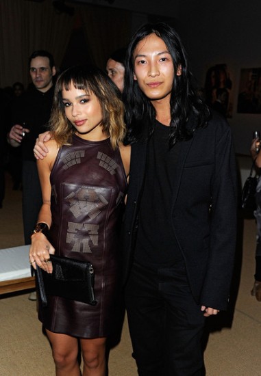 H Zoe Kravitz με τον Alexander Wang