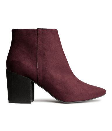 Burgundy Red ankle boots H&M (39,99€)