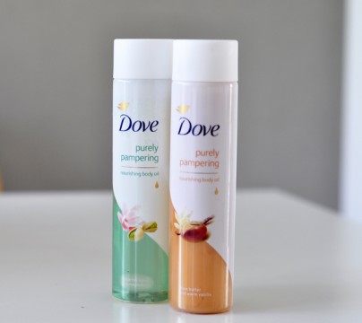  Dove Purely Pampering Oils, Shea butter & Warm Vanilla και Pistacchio & Magnolia. Πραγματική λιπαρή σύνθεση και βαθιά ενυδάτωση. Έρωτας με την πρώτη ματιά!