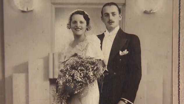 Η φωτογραφία γάμου του Maurice και της Helen