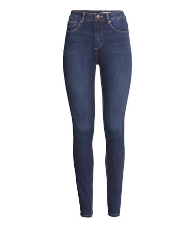 Skinny ψηλόμεσο τζιν παντελόνι από τη συλλογή H&M Conscious Denim