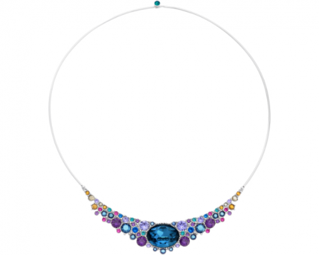 Blue necklace Swarovski (149€)