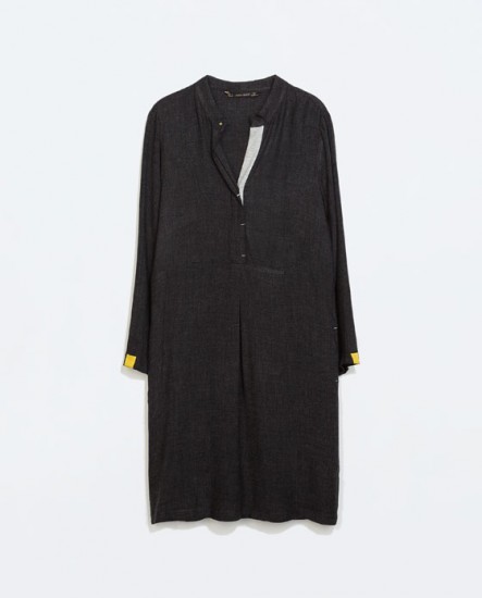 Φόρεμα σε στυλ πουκάμισο Zara (49,95€)