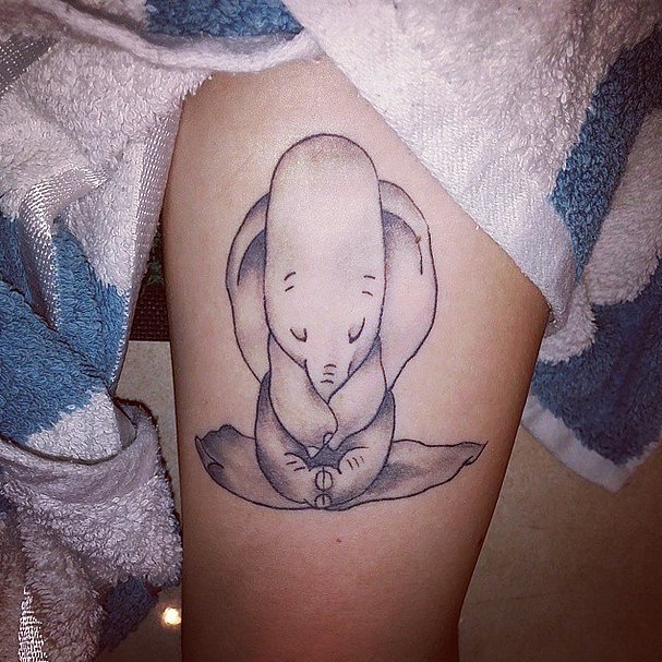Darling-Dumbo-disney-tattoo