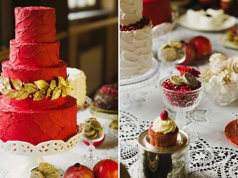 Red-Velvet-cake-xmas-wedding
