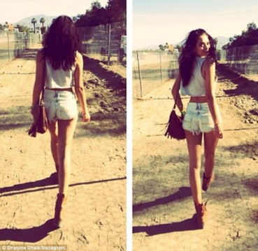 To μοντέλο της Victoria Secret, Sharina Shaik, στο φεστιβάλ Coachella