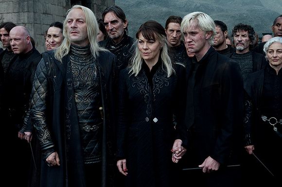 O Draco Malfoy με τους γονείς του