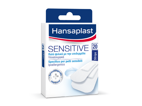 Hansaplast Sensitive-Υποαλλεργικά, πολύ φιλικά στο δέρμα