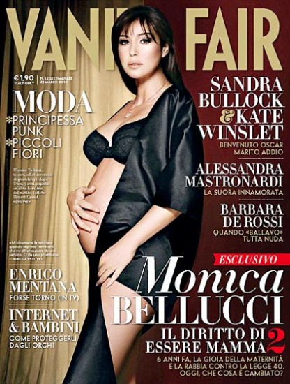 monica-belluci-pregnant-cover