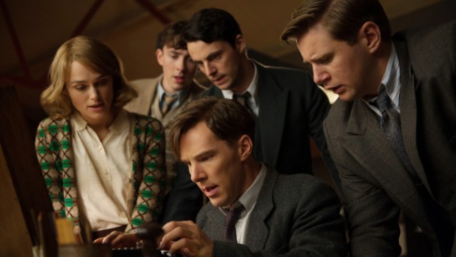 Keira Knightley, Matthew Beard, Matthew Goode, Benedict Cumberbatch και Allen Leech στο "The Imitation Game"