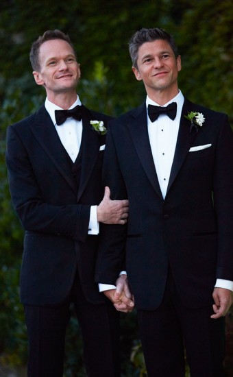 O Neil Patrick Harris στο γάμο του με τον David Burtka