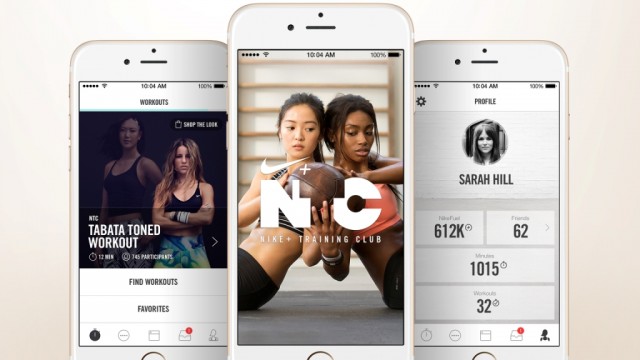 Nike+ Training Club App