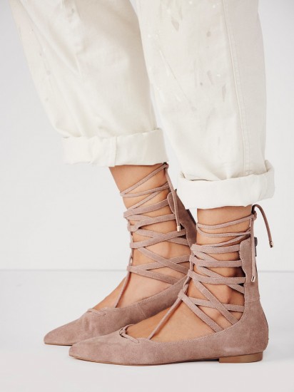 Jeffrey Campbell Lace Up flats