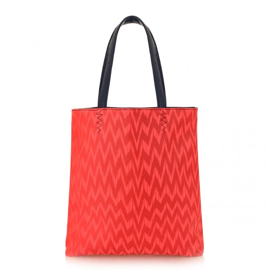 Amelie neon coral zig-zag