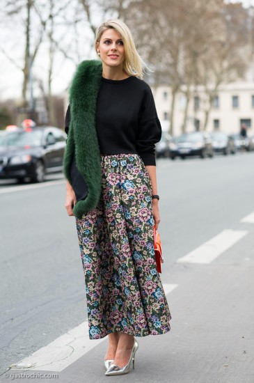 Red Valentino Skirt, Outside the Dior Show
