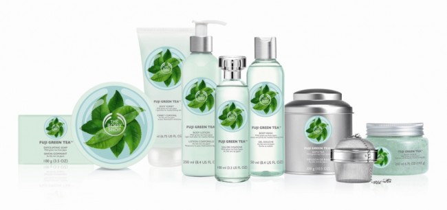 Η πλήρης σειράς Fuji Green Tea της The Body Shop