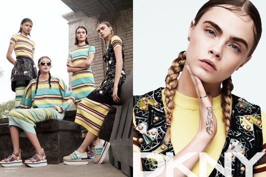 cara-dkny-ss15-campaign