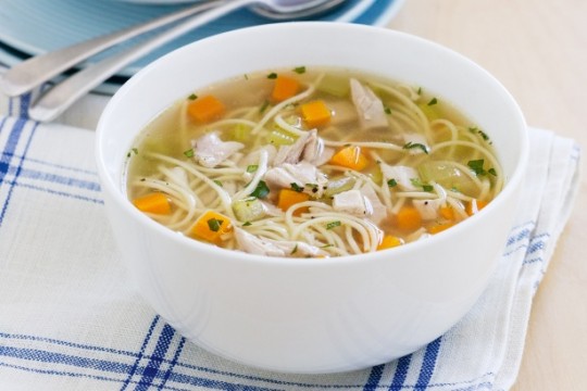 Chicken noodles soup