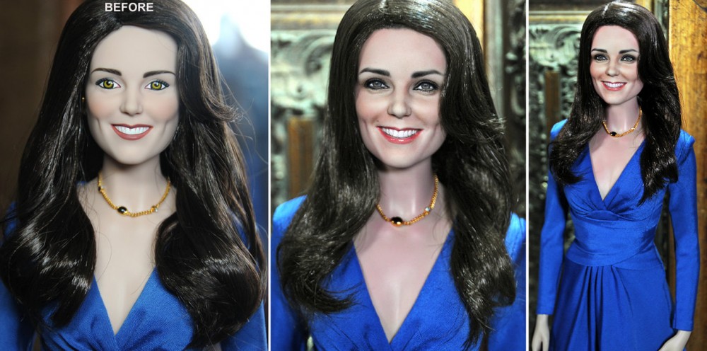 custom_doll_repaint_kate_middleton_by_noeling-d6g8g3n